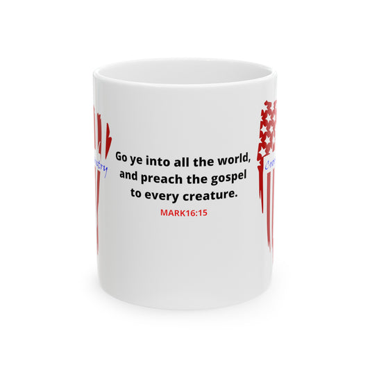 Cross Country Ceramic Mug 11oz