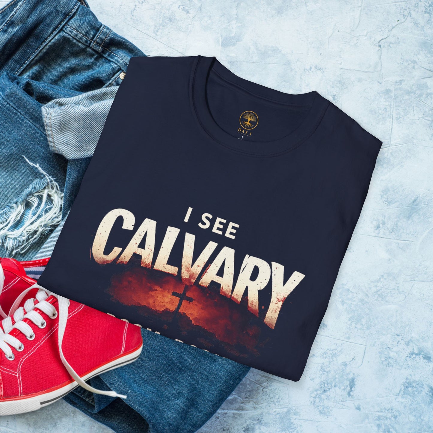 Christian Comfort T-Shirt — Christ Centered Faith Tee