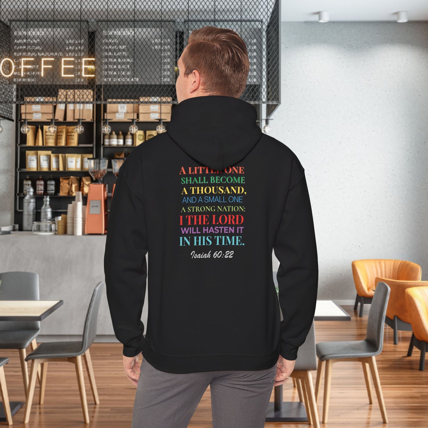 Colorful Inspirational Hoodie for Faith-Focused Individuals, Comfortable Unisex Sweatshirt for Everyday Wear, Be Bold & Spread [...]