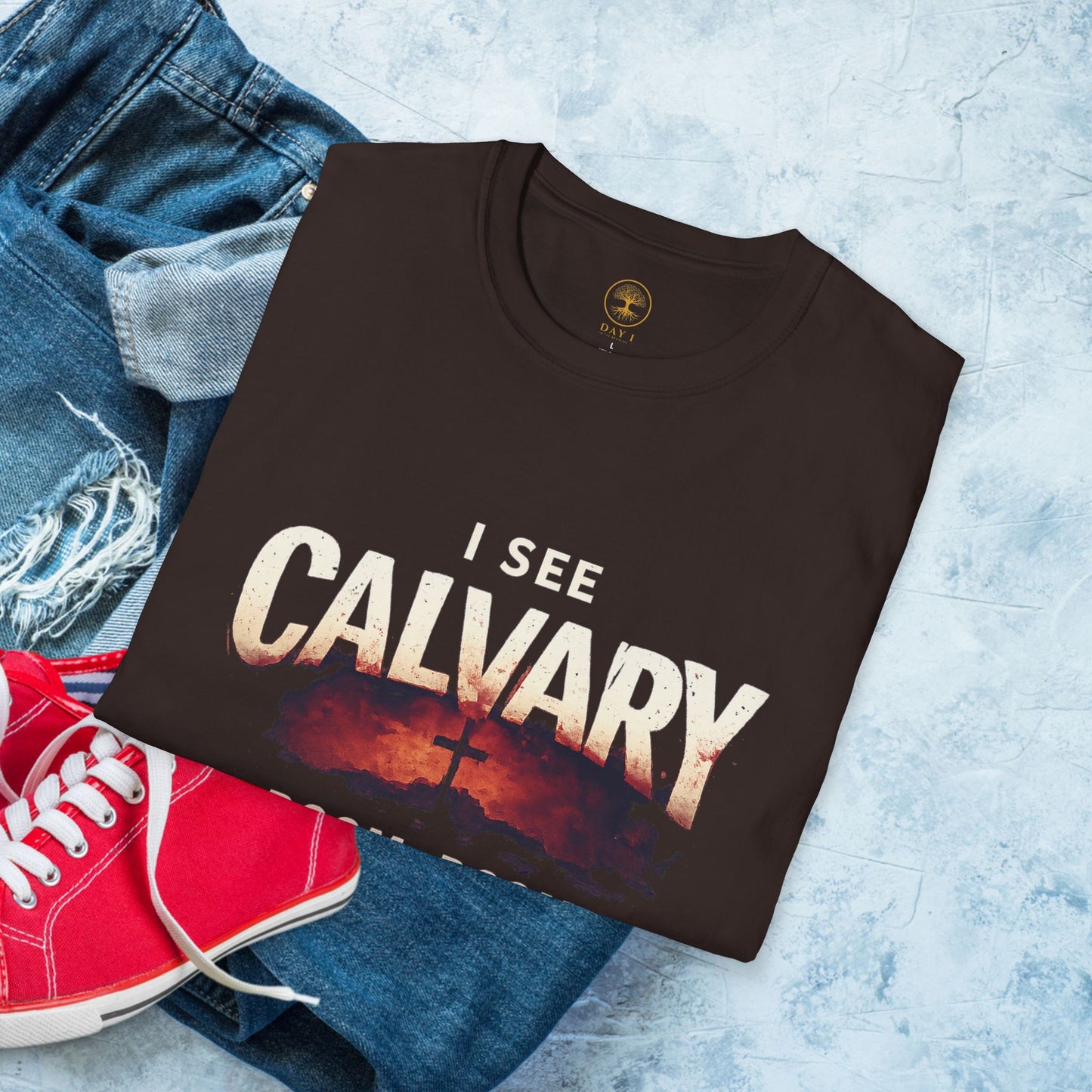 Christian Comfort T-Shirt — Christ Centered Faith Tee