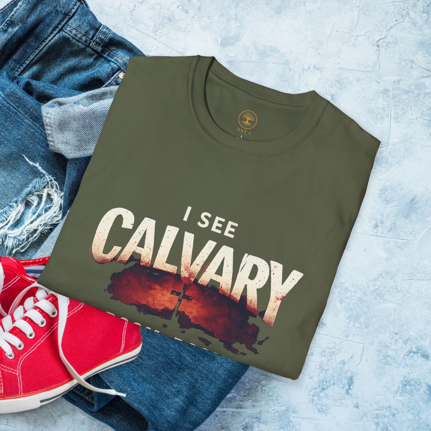 Christian Comfort T-Shirt — Christ Centered Faith Tee